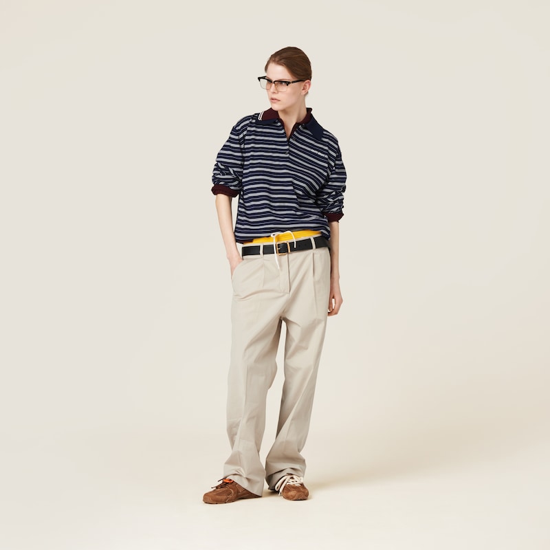 코튼 저지 폴로 셔츠