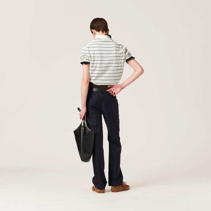 Cotton jersey polo shirt