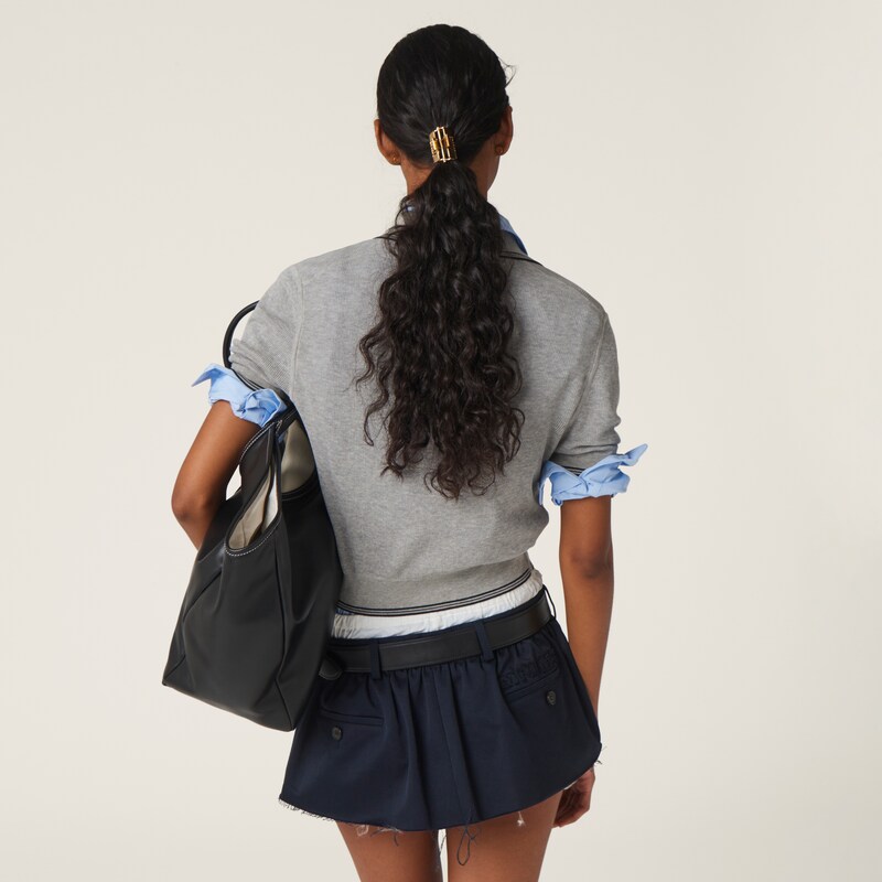 Cotton jersey polo shirt