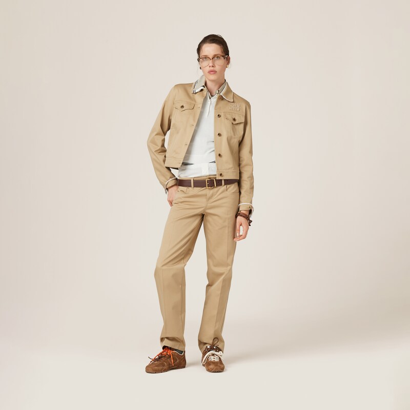 Cotton jersey polo shirt