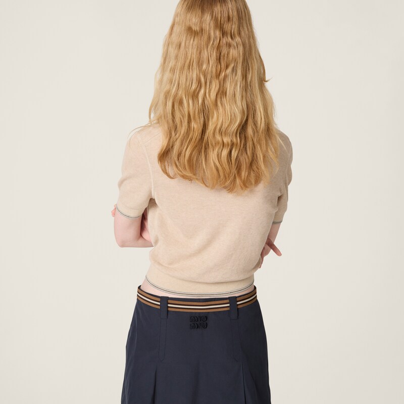 Polo in maglia di cotone