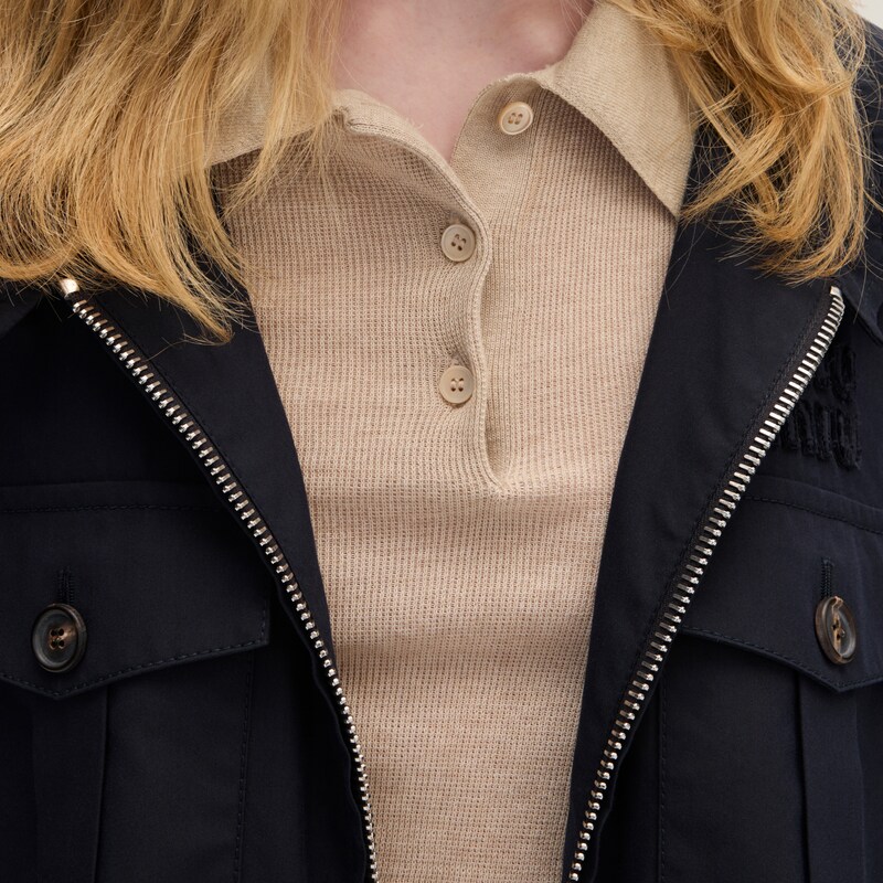 Polo in maglia di cotone