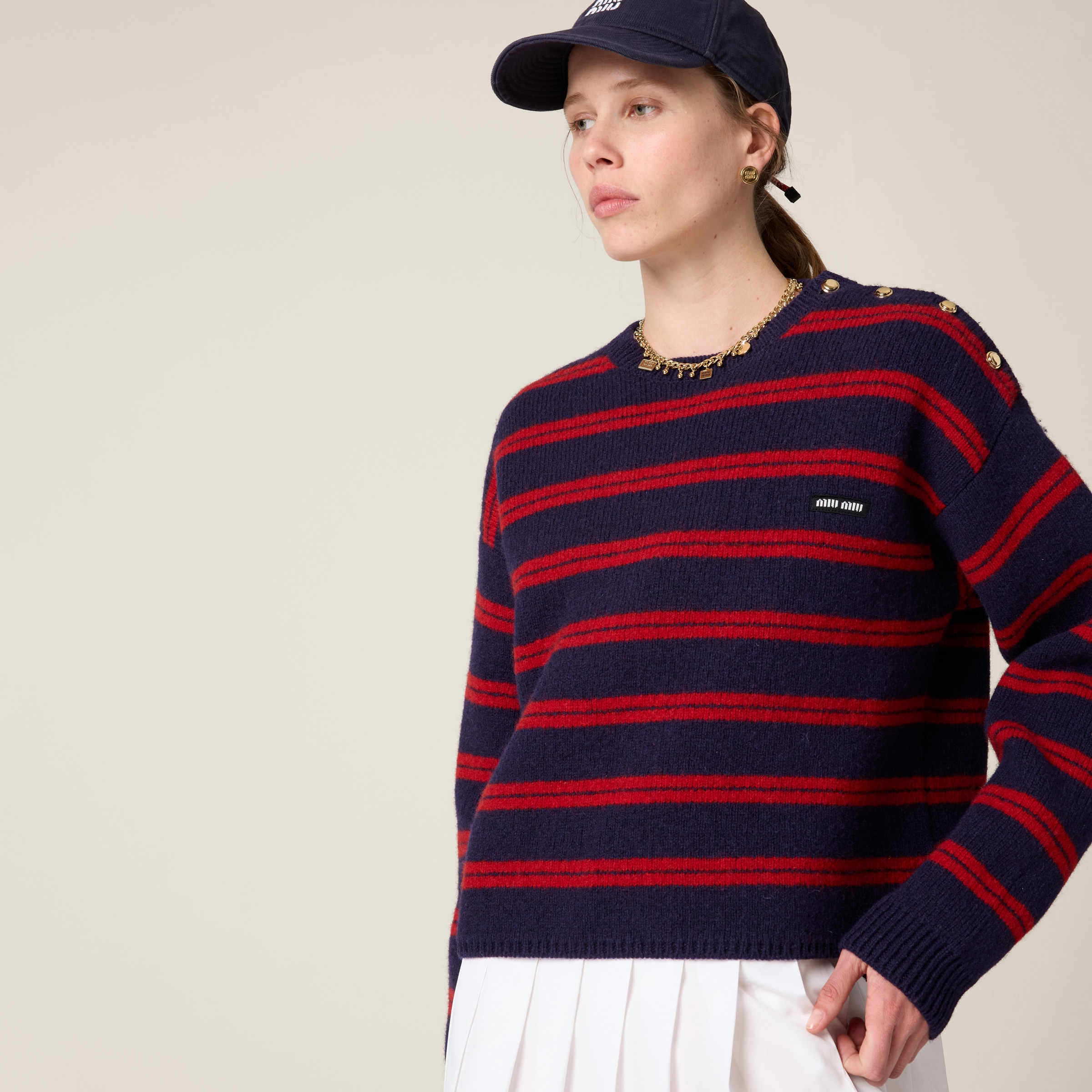 ウール クルーネック セーター - コレクションコレクション