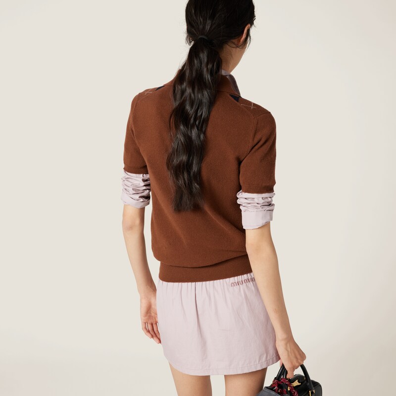 캐시미어 니트 폴로 셔츠