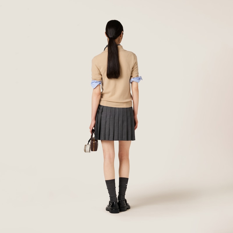 Cashmere polo sweater