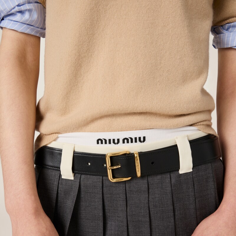 Cashmere polo sweater