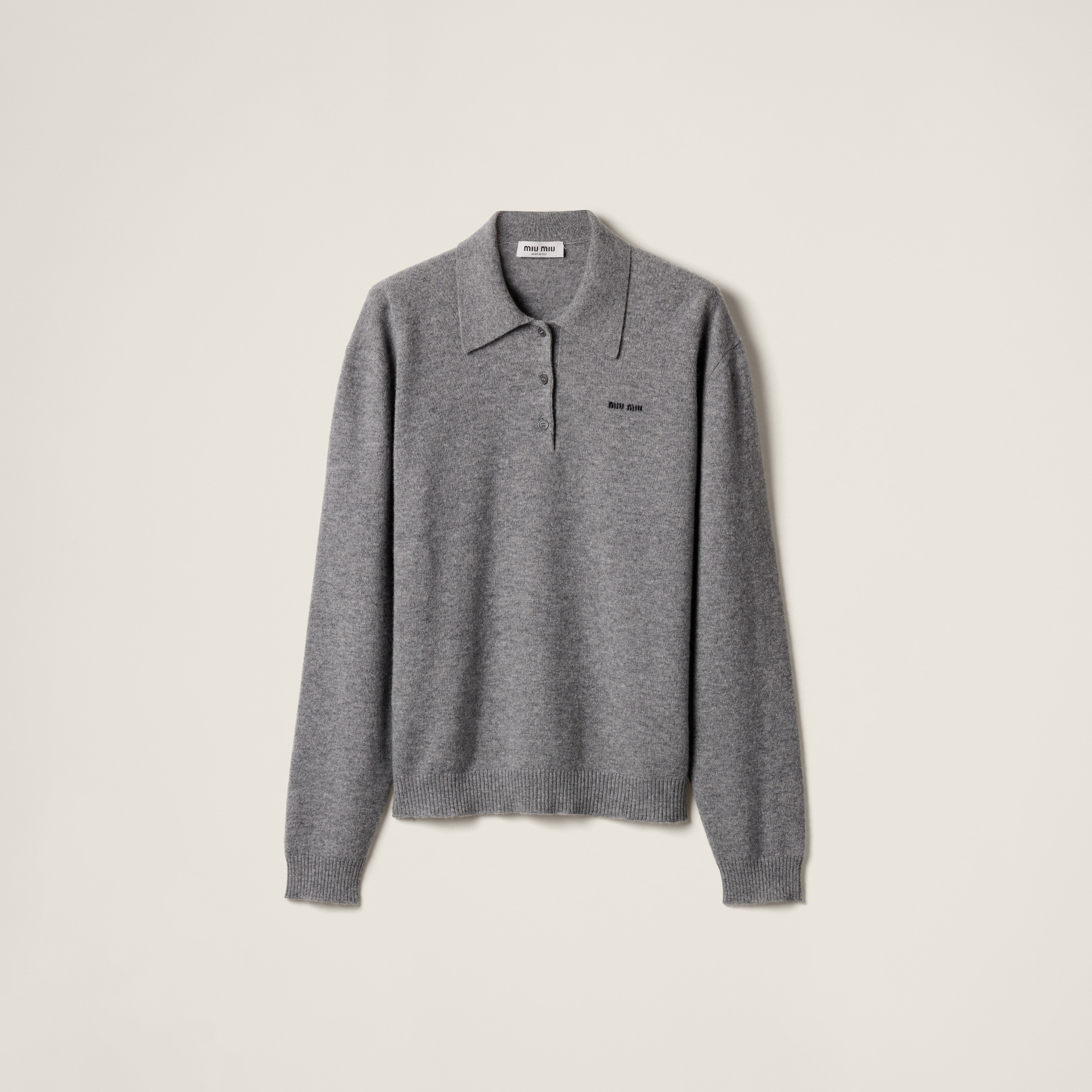 Miu Miu Logo-embroidered Polo Shirt