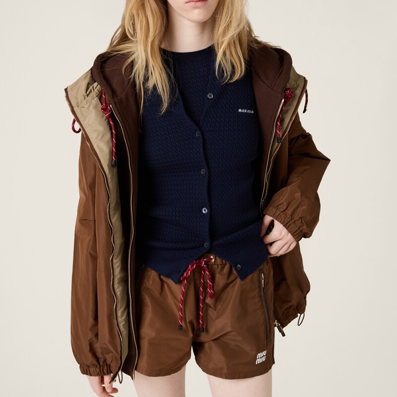 Cashmere and silk cable-knit crew-neck sweater