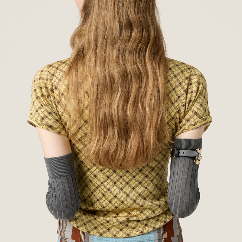 Polo in maglia di seta