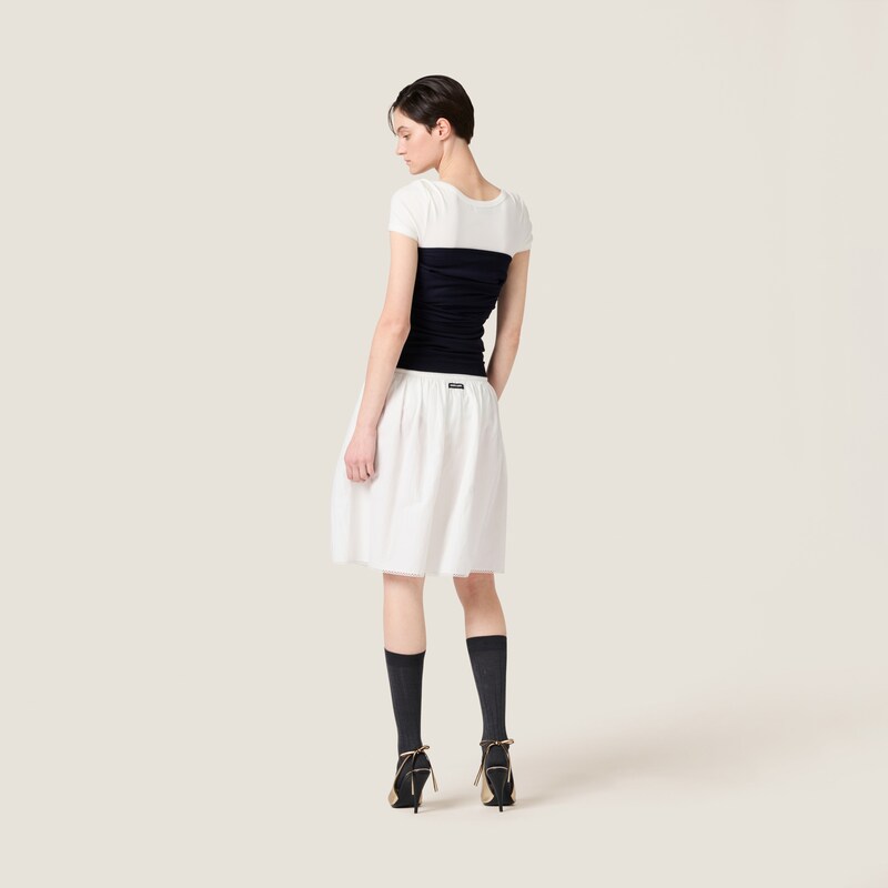 Wool boat-neck sweater