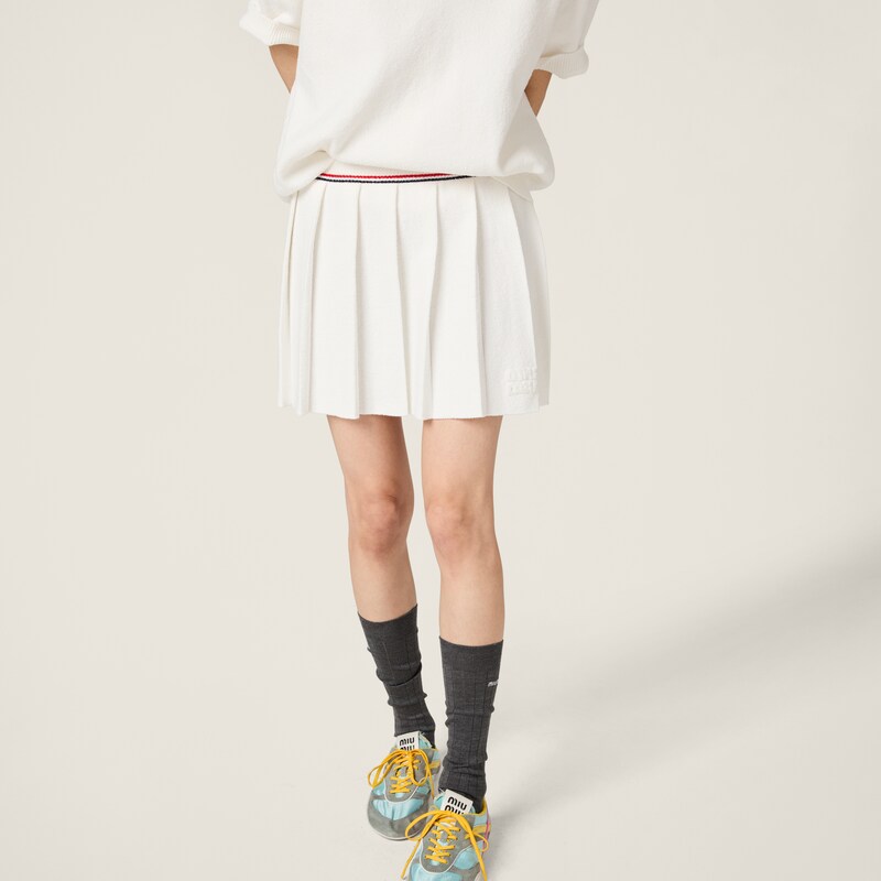 قميص بولو محبوك من القطن