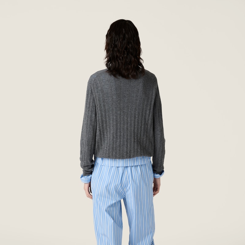 Cashmere polo sweater