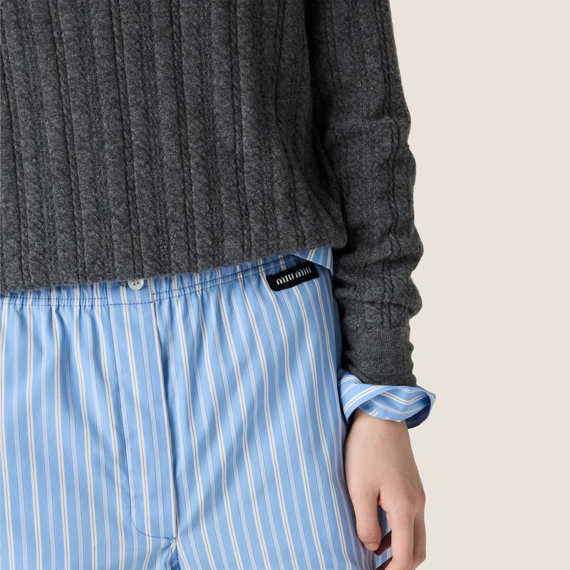 Cashmere polo sweater