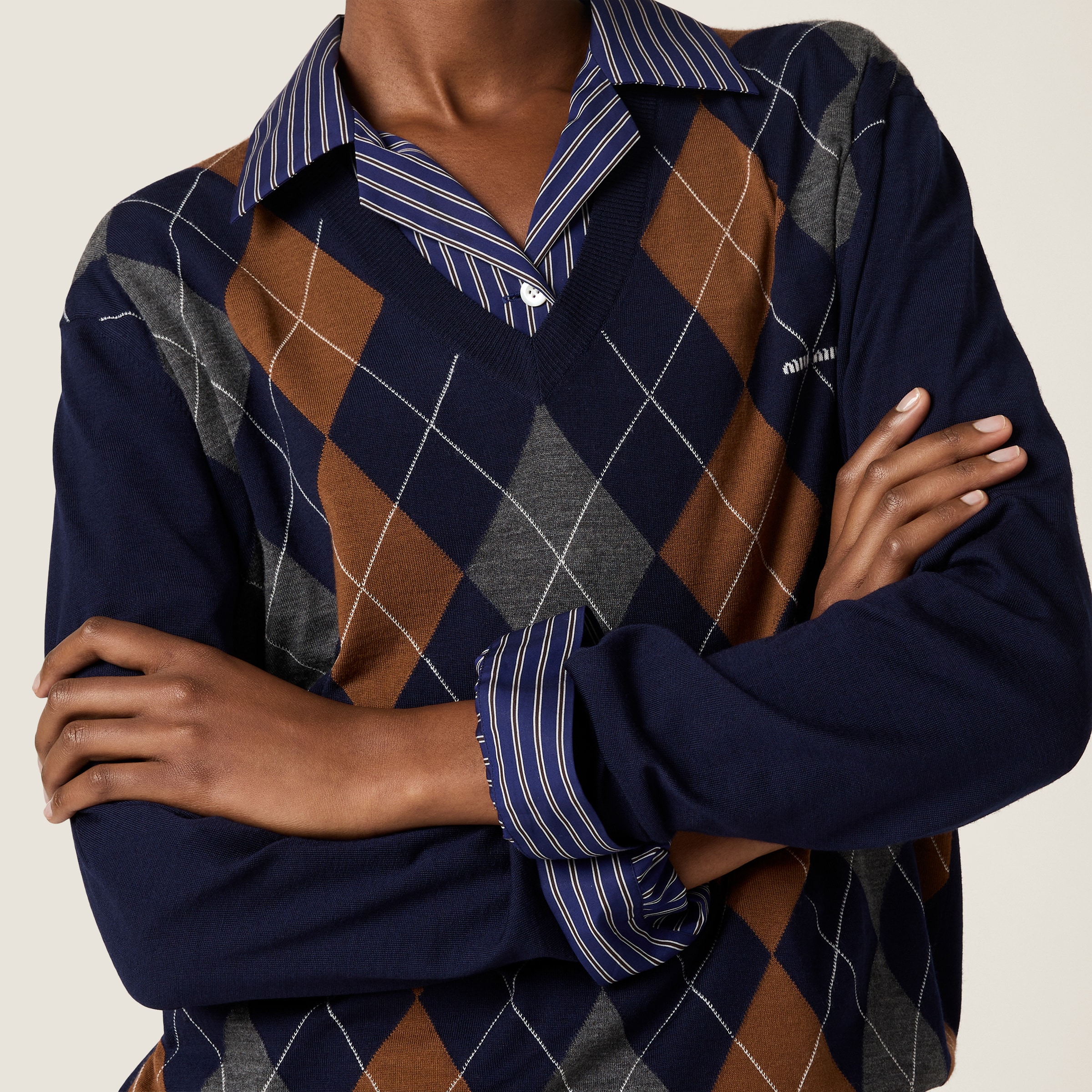 Miu Miu V-necked Wool Sweater