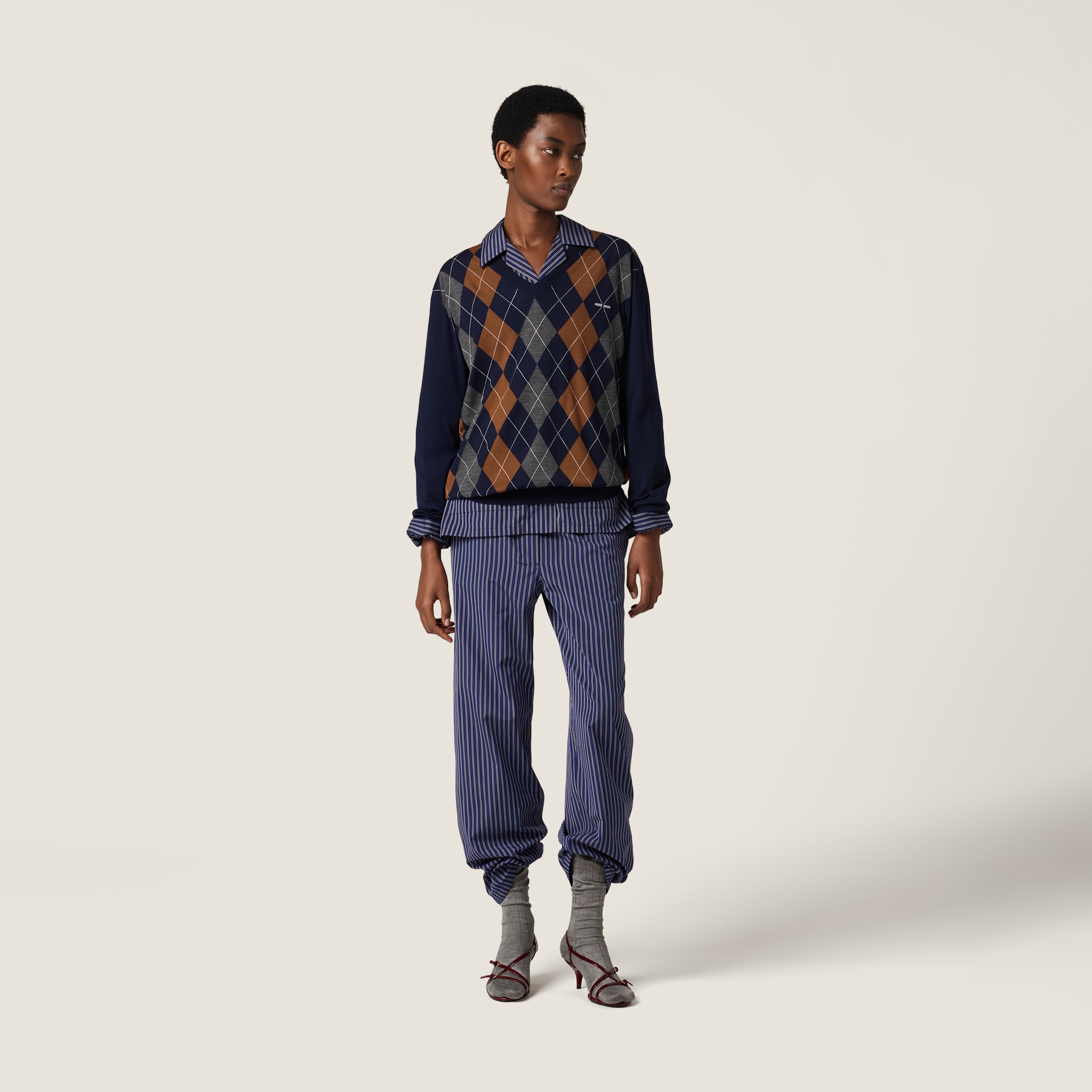 Miu Miu V-necked Wool Sweater