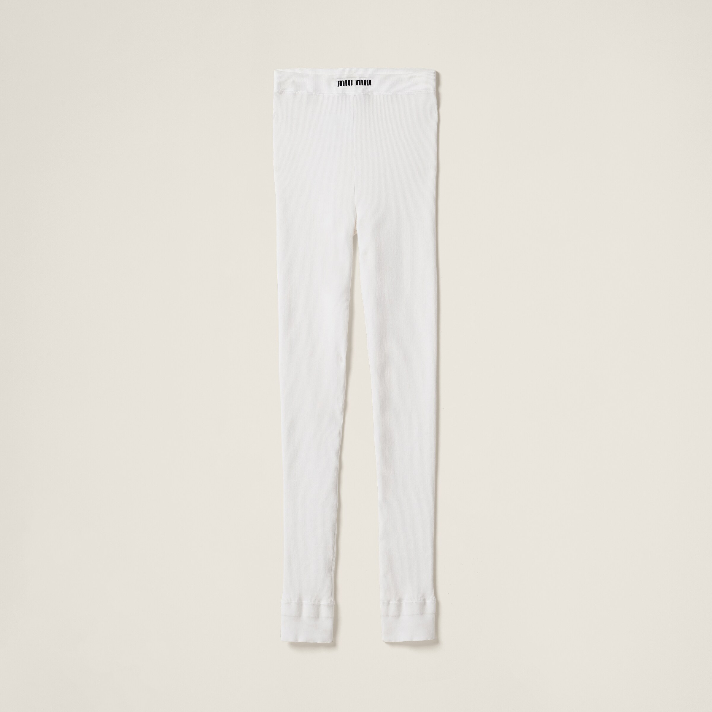 White cotton 2024 pants for ladies