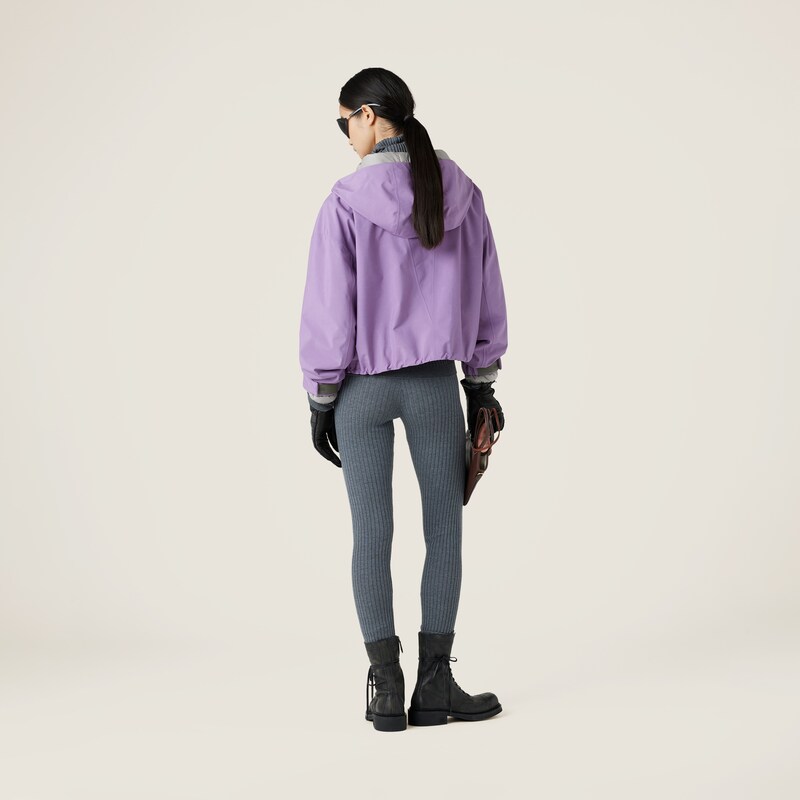 Ribbed wool trousers