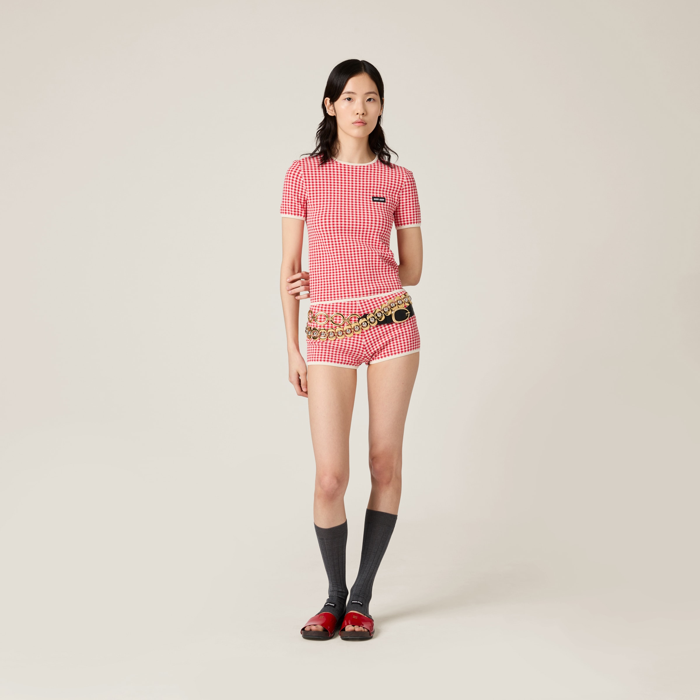 Miu Miu Viscose Shorts