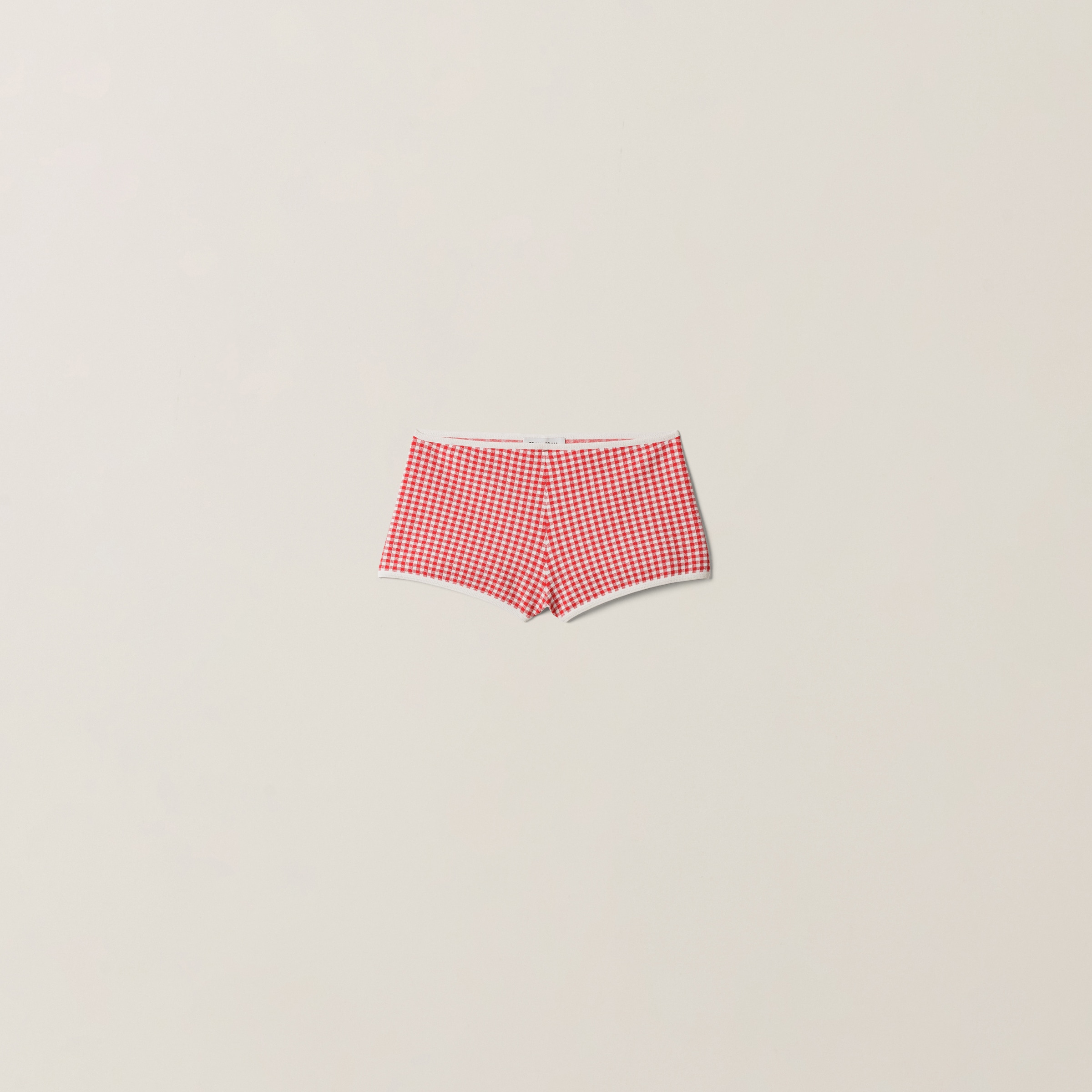 Miu Miu Viscose Shorts In Multi