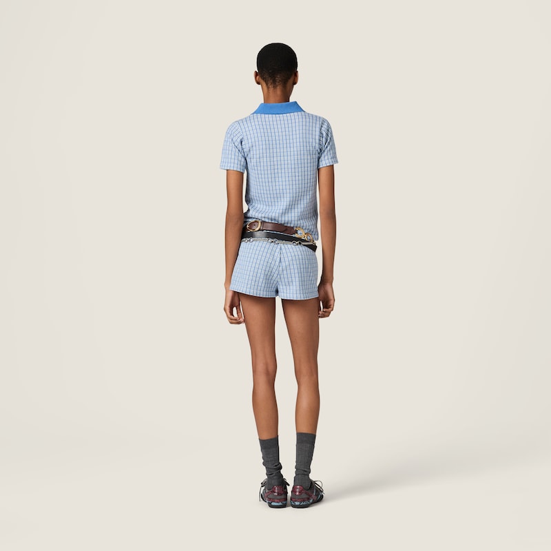 Cashmere and silk shorts