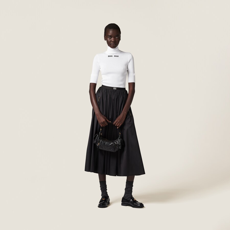 MIUMIU SHORT-SLEEVE KNIT TOP STYLE 296 main image 0