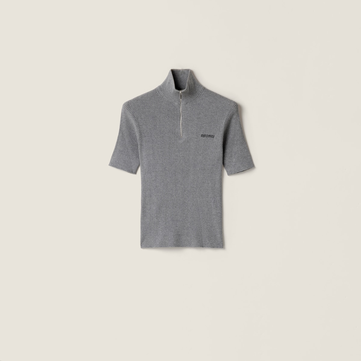 Cotton Half-zipper sweater