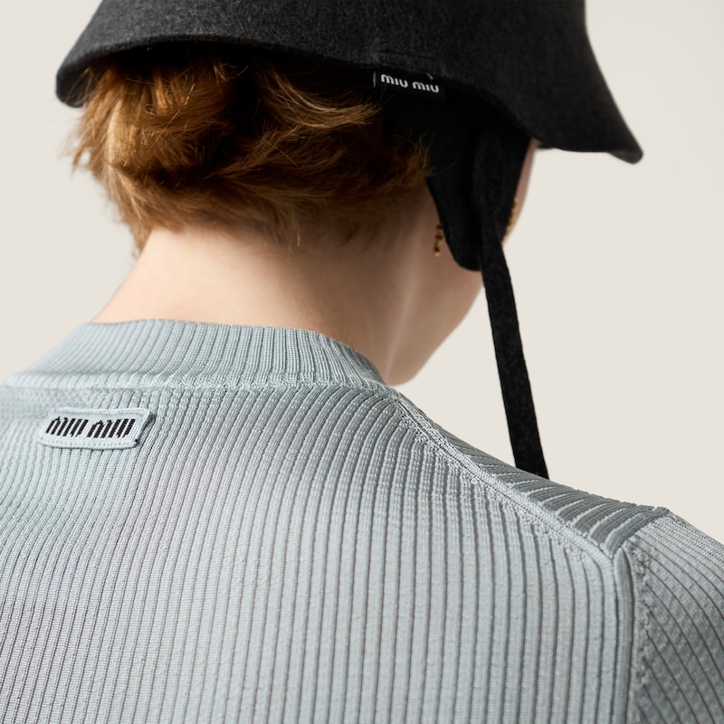 Silk turtleneck sweater