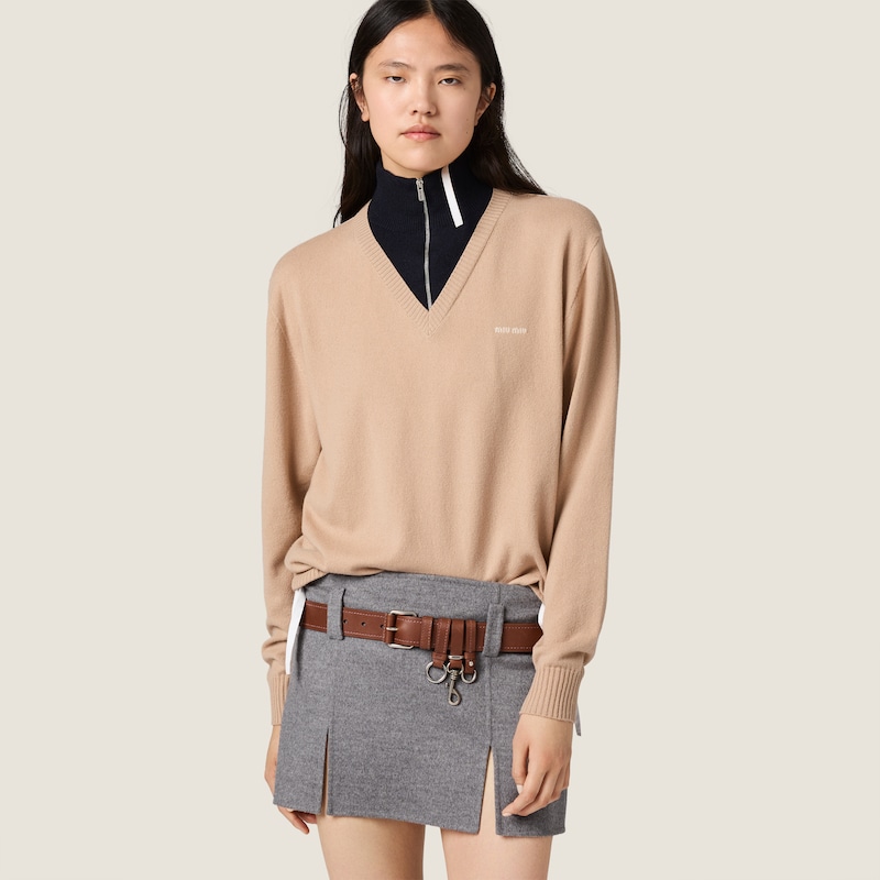 Cashmere turtleneck sweater