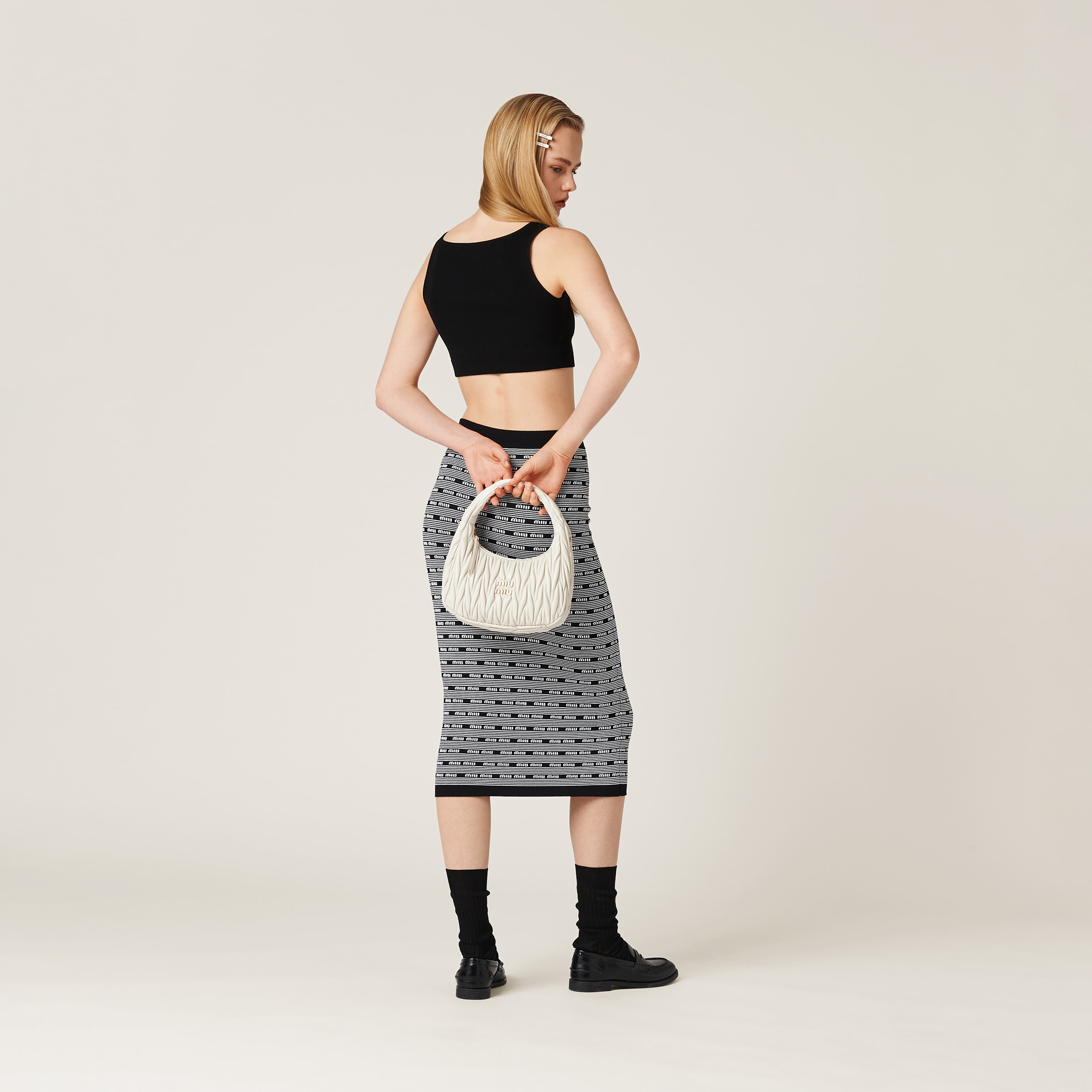 Black Viscose Top | Miu Miu Black Viscose Top | Miu Miu