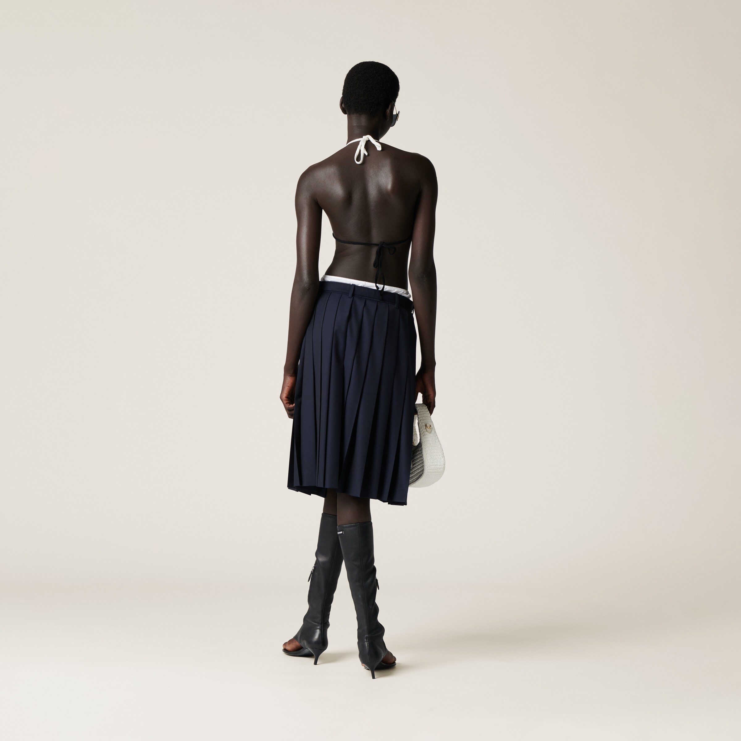 MiuMiu＊Cotton bralette クロッシェ編み ブラレット＊送料込 送料無料》 MIU MIU Cotton bralette (MiuMiu/ブラジャー