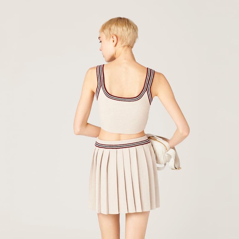 Cashmere tank top