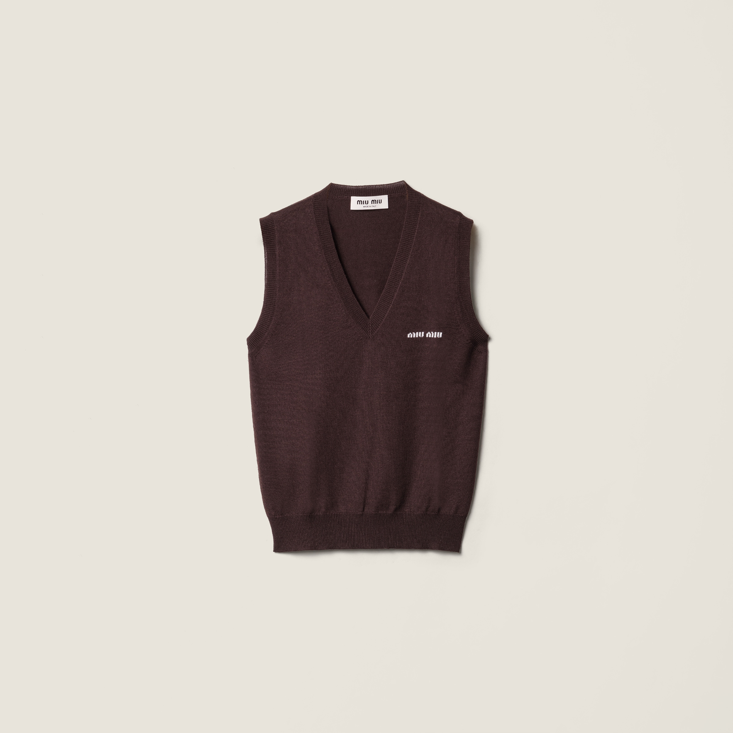 Wool sweater vest