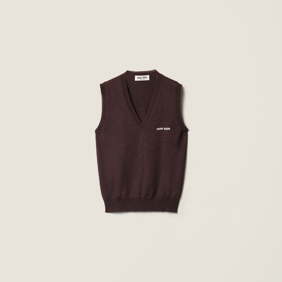 Wool sweater vest