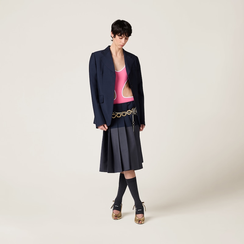 Technical knit swimsuit