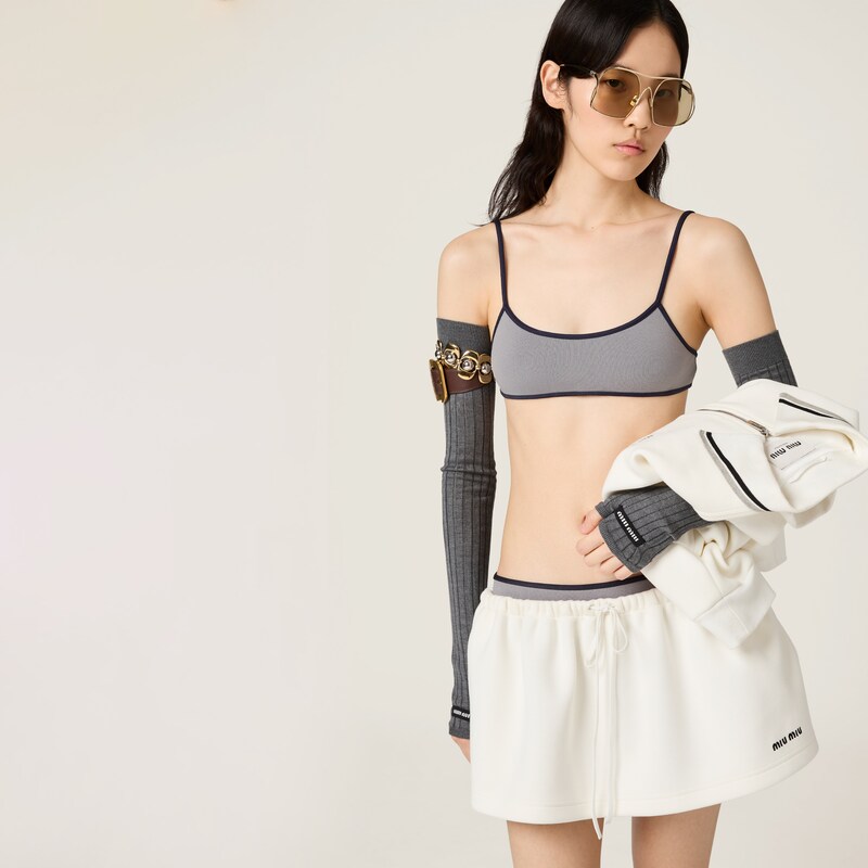 Technical knit swimsuit