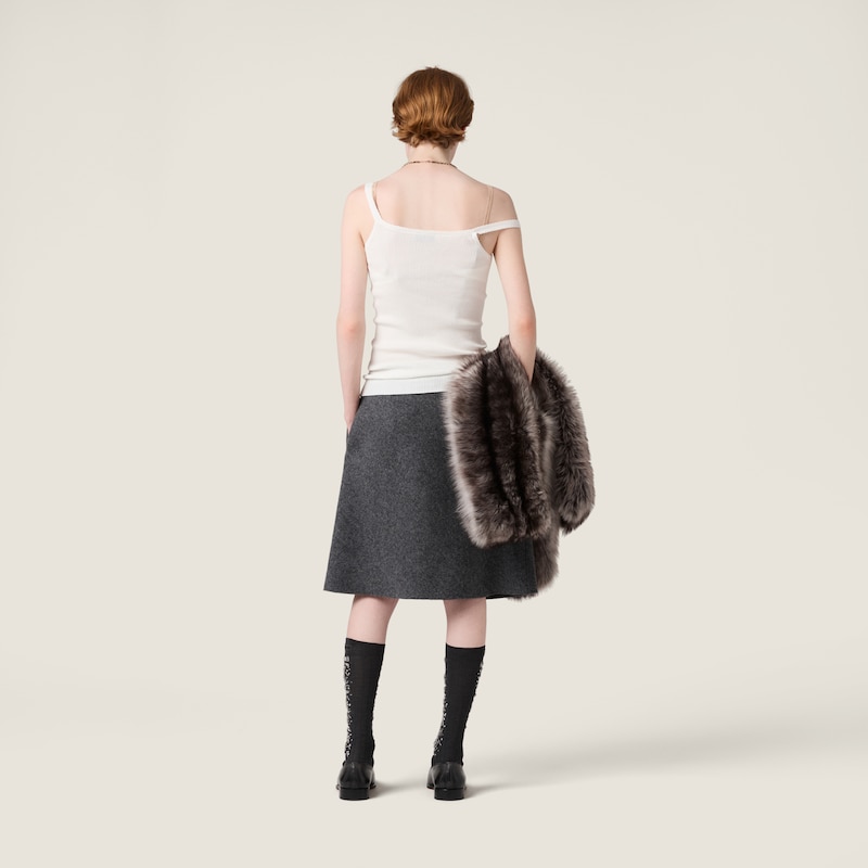 Canotta in maglia di cotone