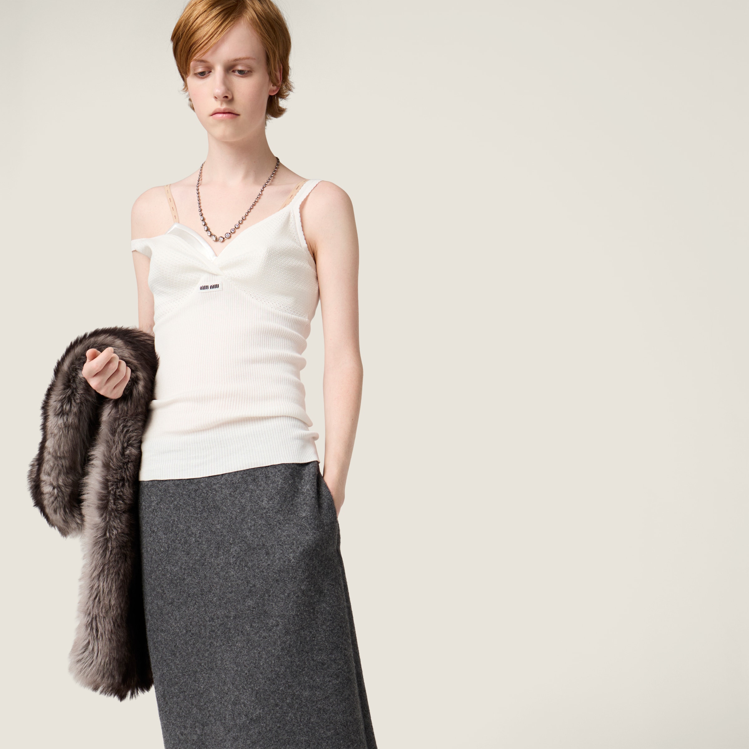 Cotton knit top - thumbnail 2