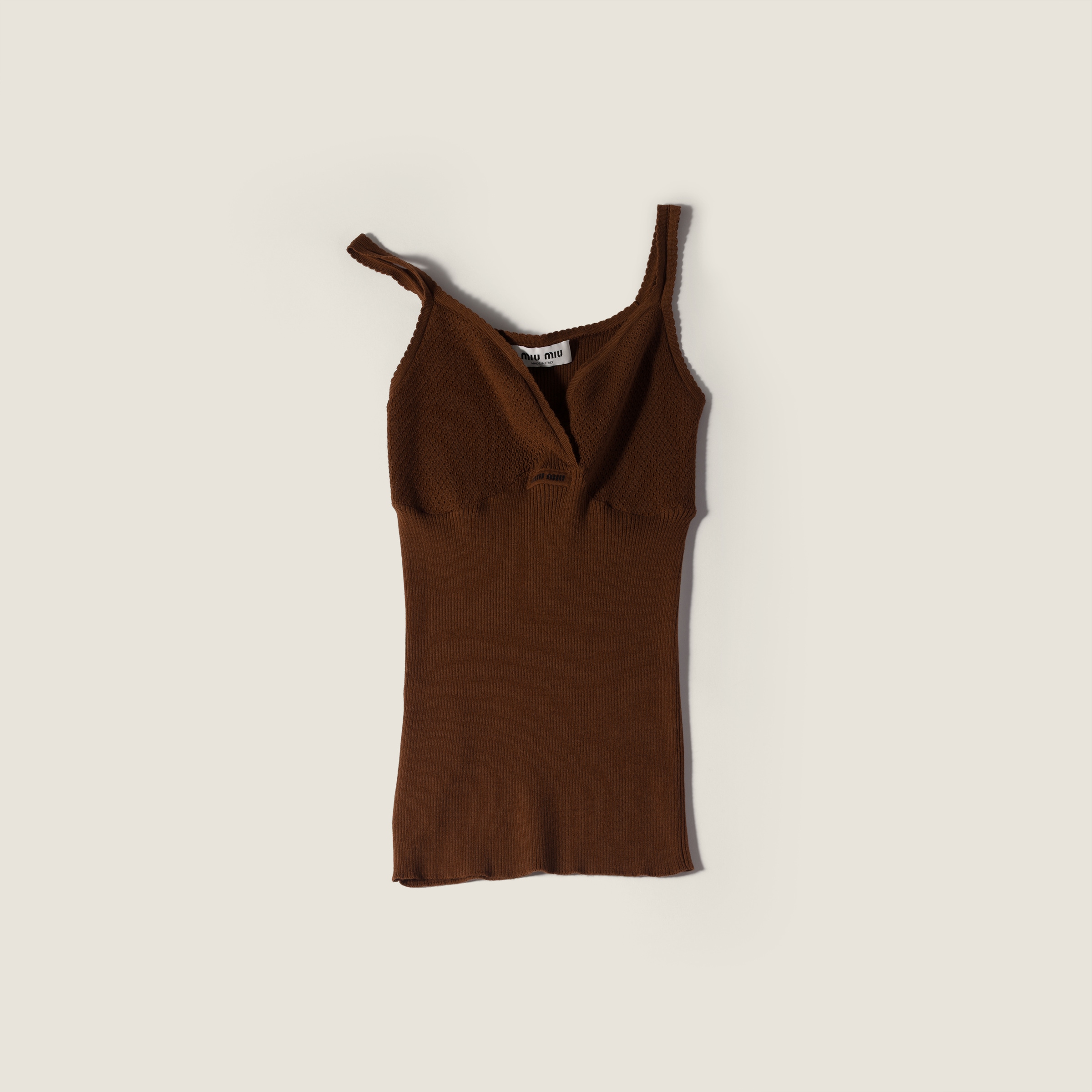 Cotton knit top from Miu Miu - $1,370