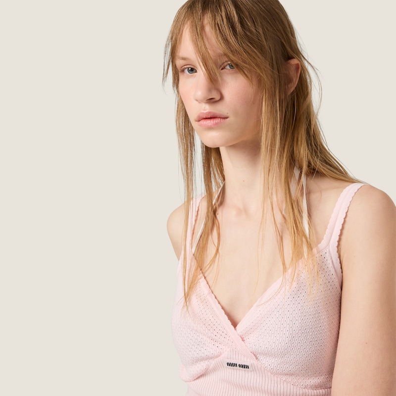 Cotton knit top