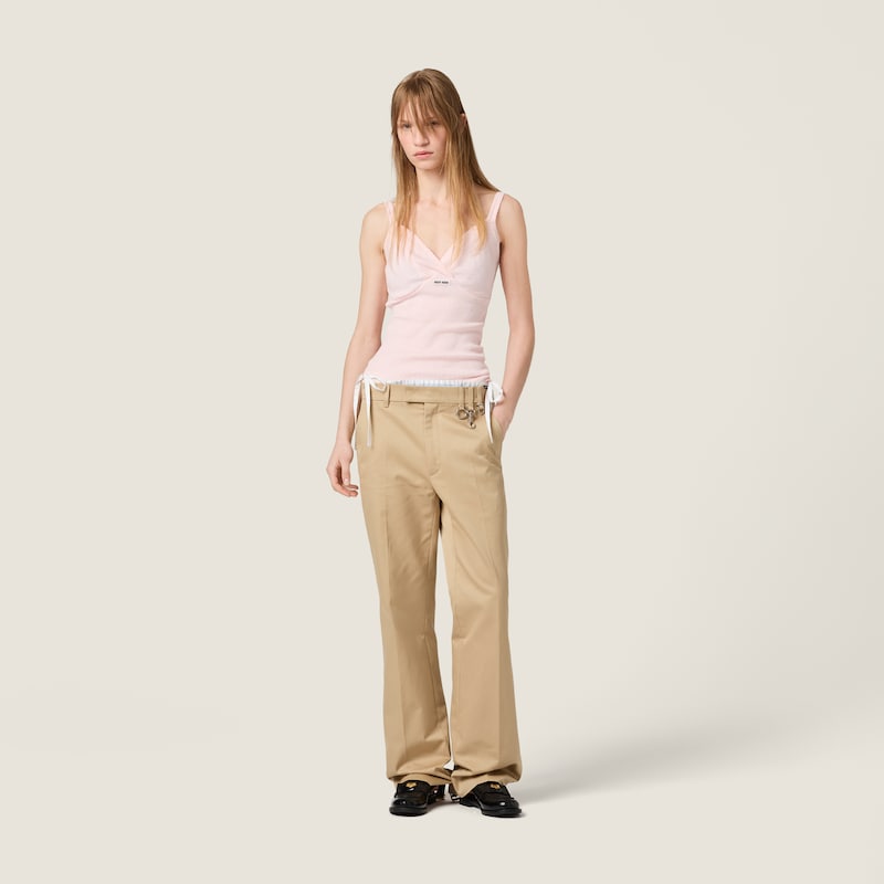 Cotton knit top