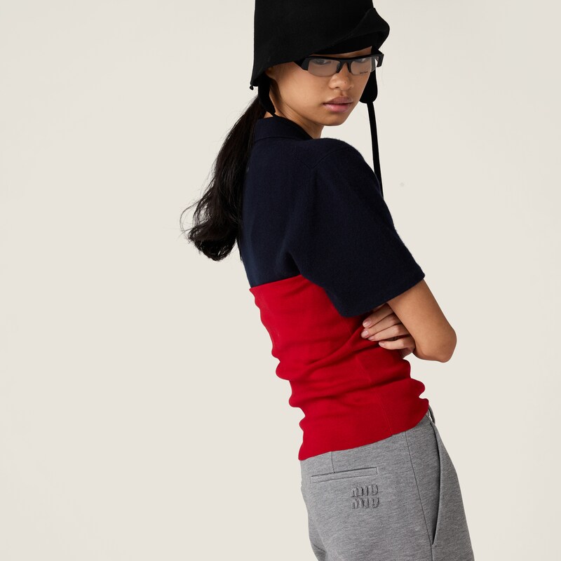 Cotton knit tube top