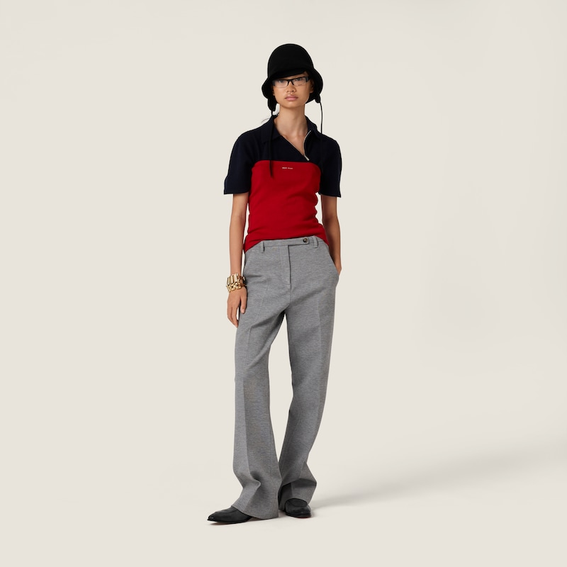 Cotton knit tube top