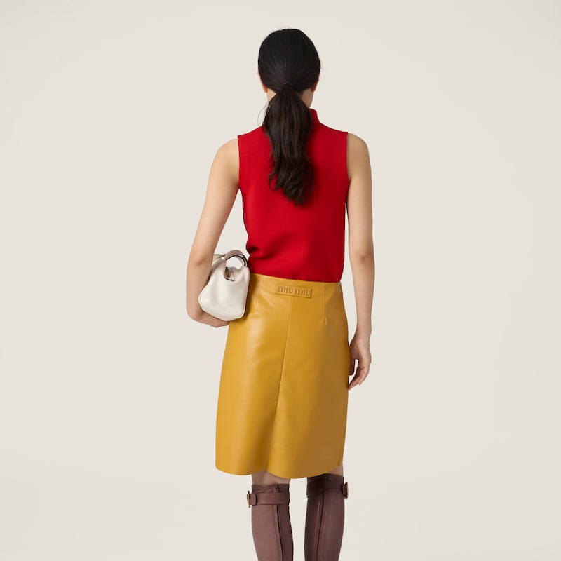 Wool half-zipper sweater