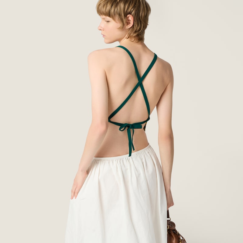 Top de punto de algodón