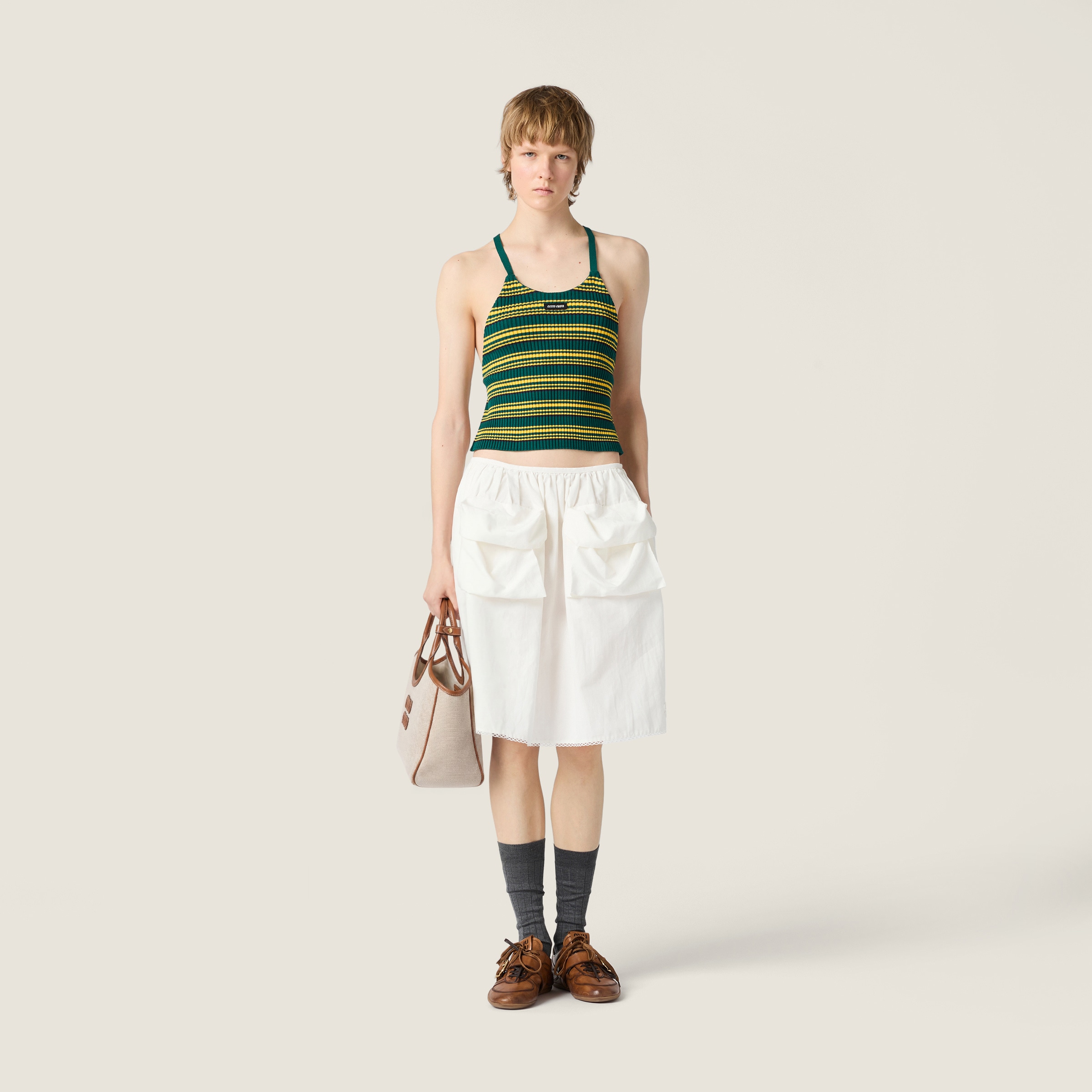 Cotton knit top - thumbnail 2