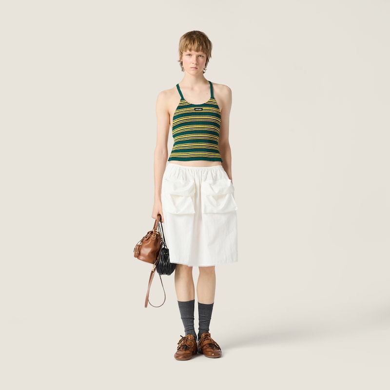 Top de punto de algodón