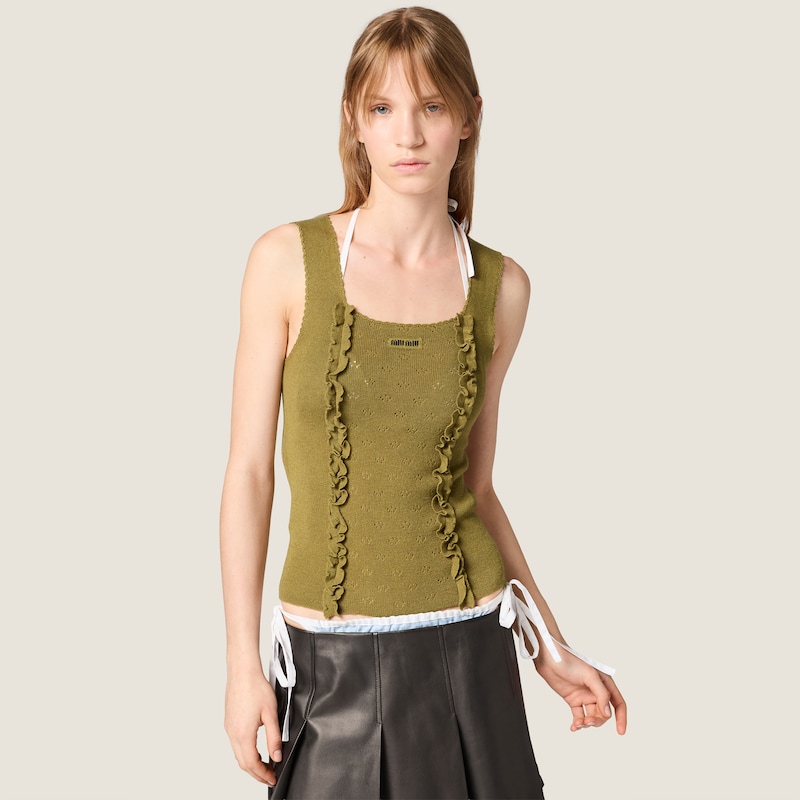 Cashmere and silk top