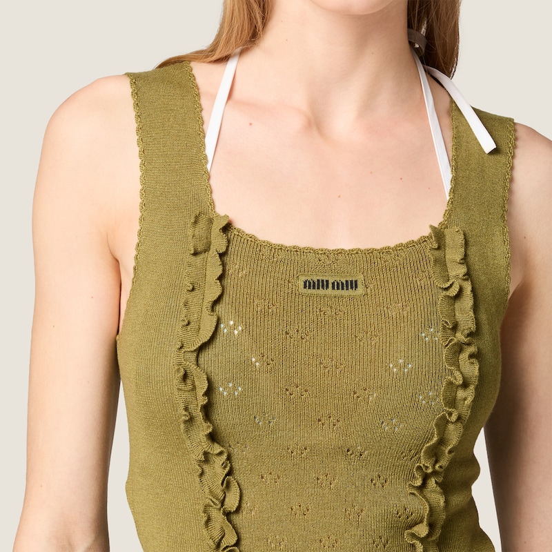 Cashmere and silk top
