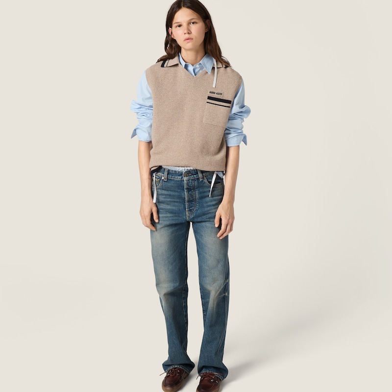 Cashmere vest