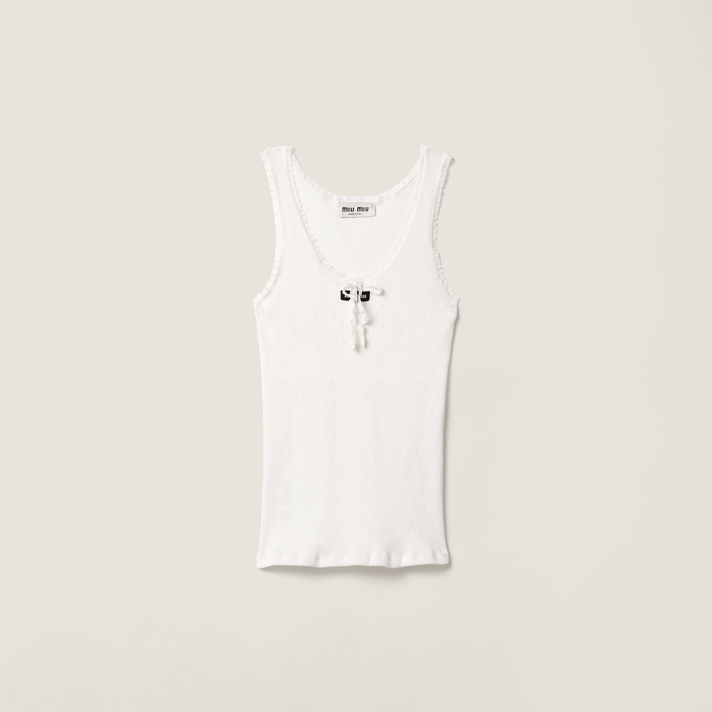 Cotton top by Miu Miu